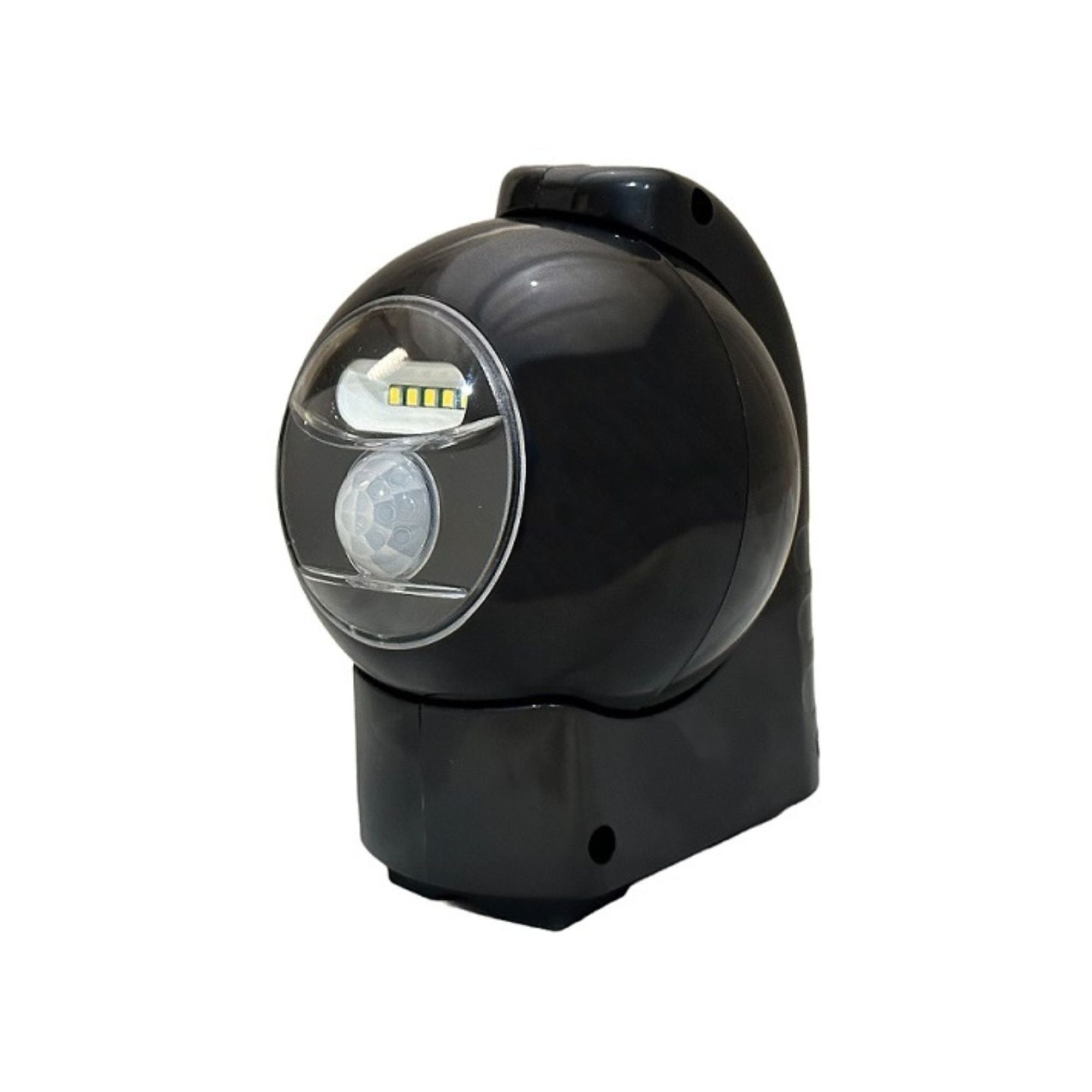Maxsa Innovations Motion-Activated Outdoor Light - 5 LEDs, 360-Degree Swivel, Weather-Resistant, White, Model# 40230